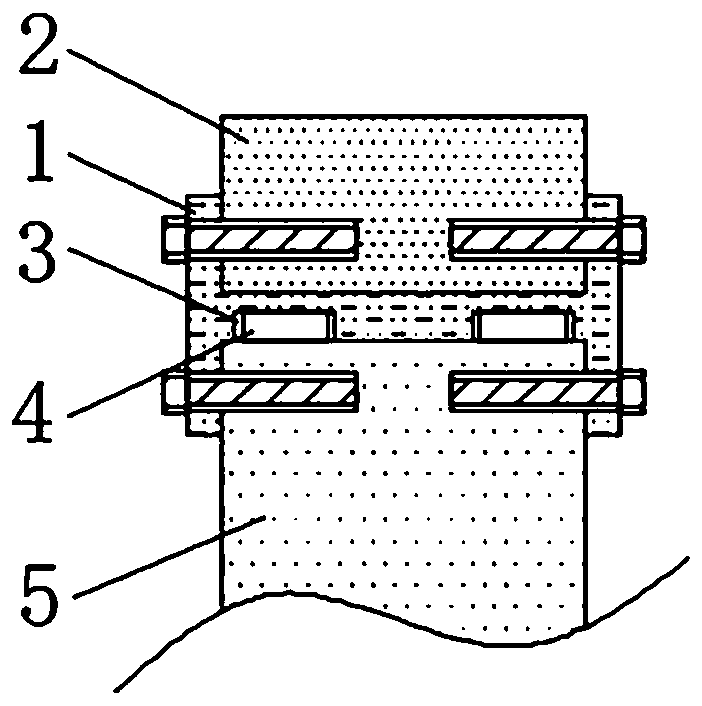 Roof beam reinforcing mechanism