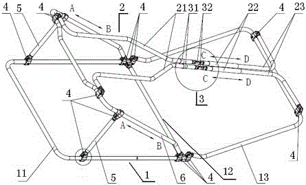 Folding duck canopy structure