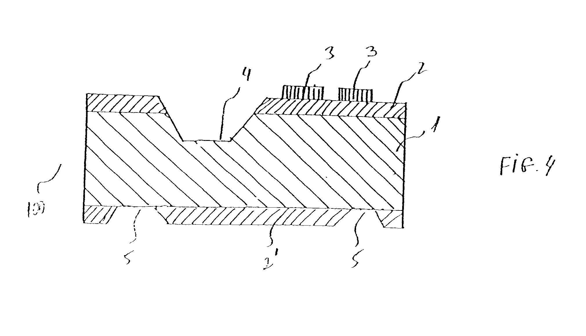 Method of fabrication of a micro-channel based integrated sensor for chemical and biological materials