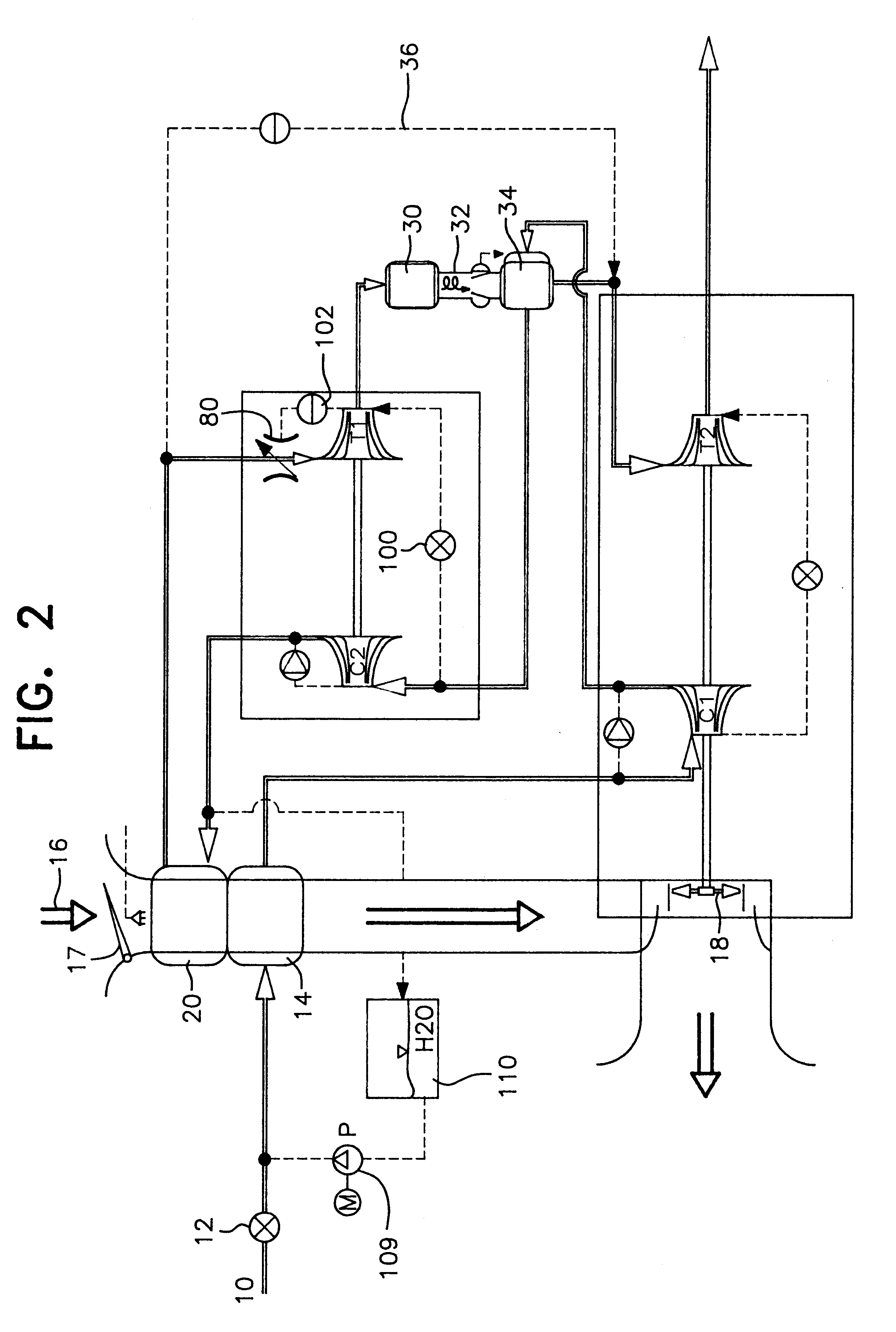 Air conditioning system for airplanes