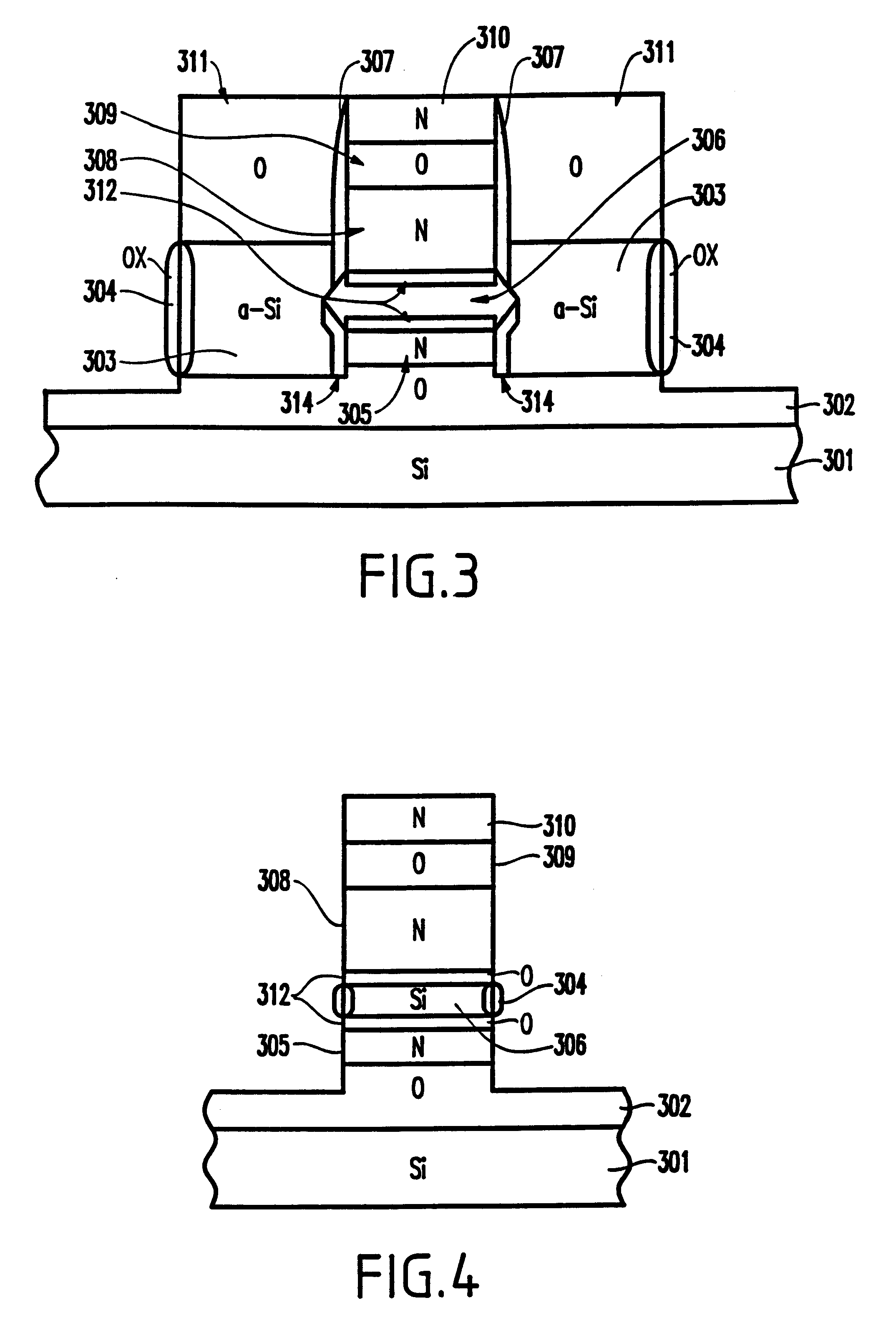 Double-gate FET with planarized surfaces and self-aligned silicides