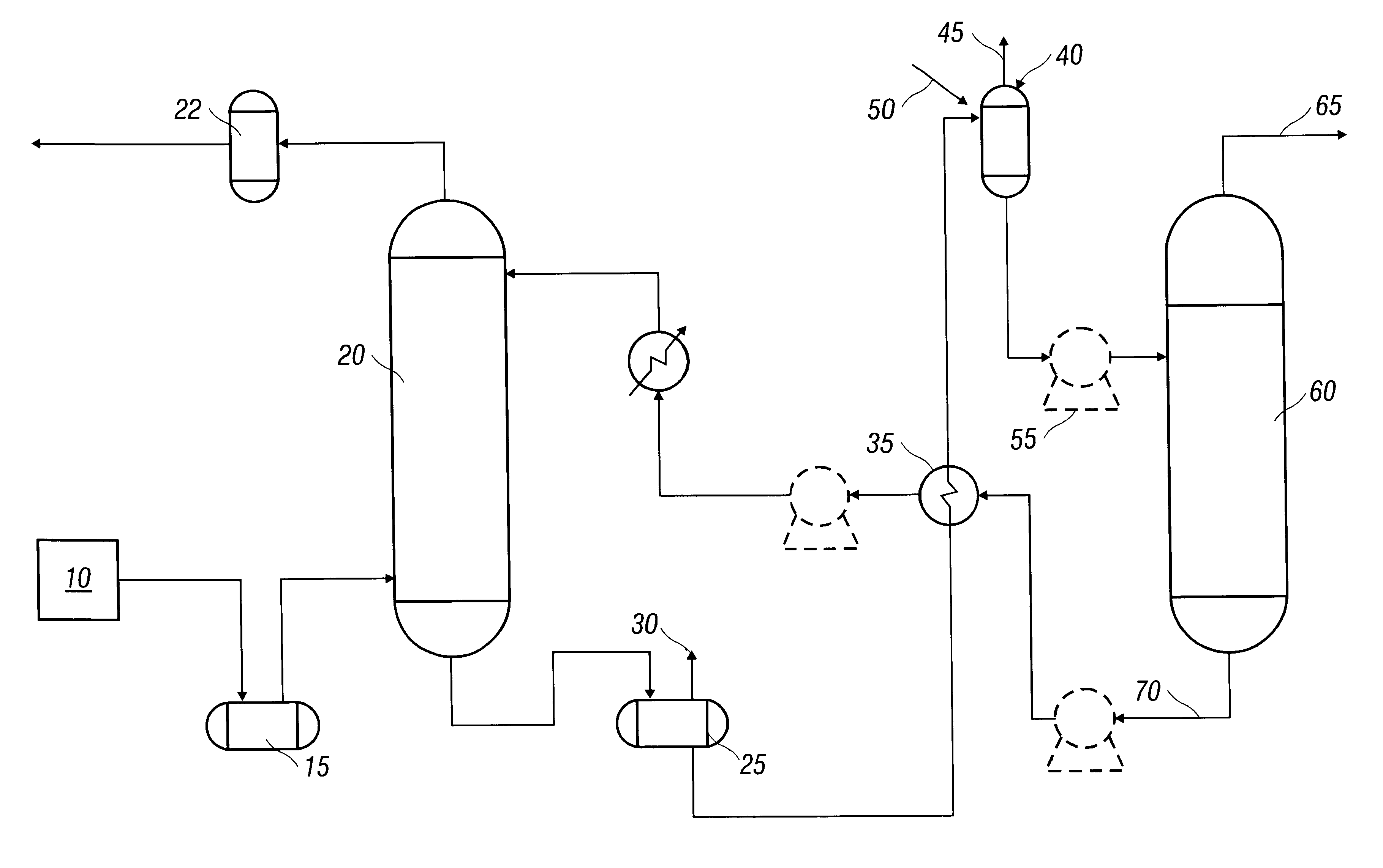 Apparatus and method for exclusively removing VOC from regeneratable solvent in a gas sweetening system