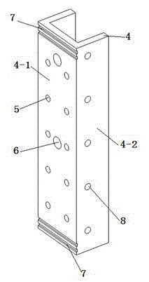 A construction device for prefabricated surfaces and cast-in-place core-filled walls