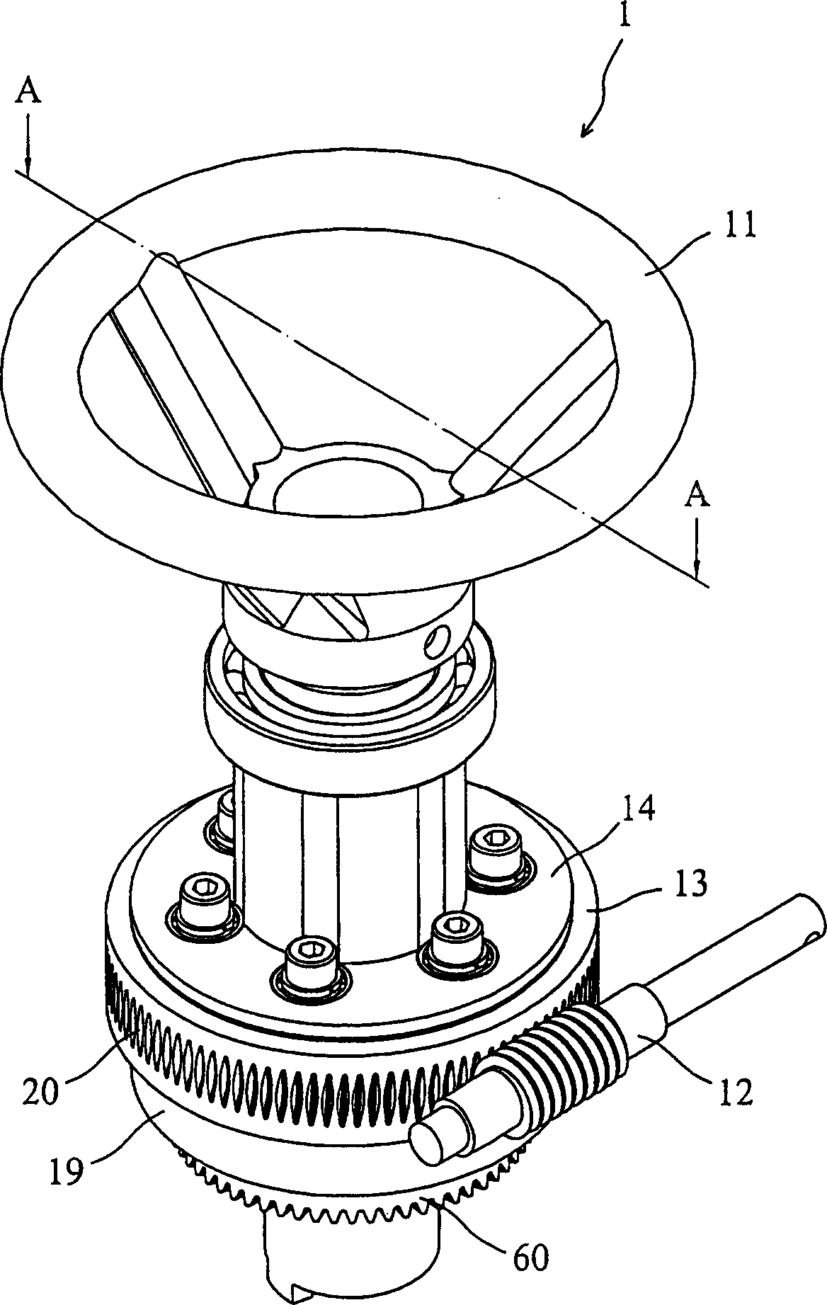 Two-segment differential type planetary gear train driver