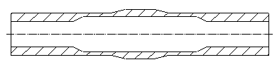 Method for manufacturing fracture surface changing seamless aluminium-alloy tubular product