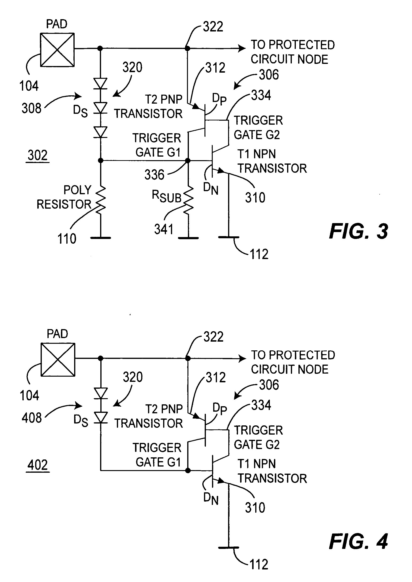 Electrostatic discharge protection structures for high speed technologies with mixed and ultra-low voltage supplies