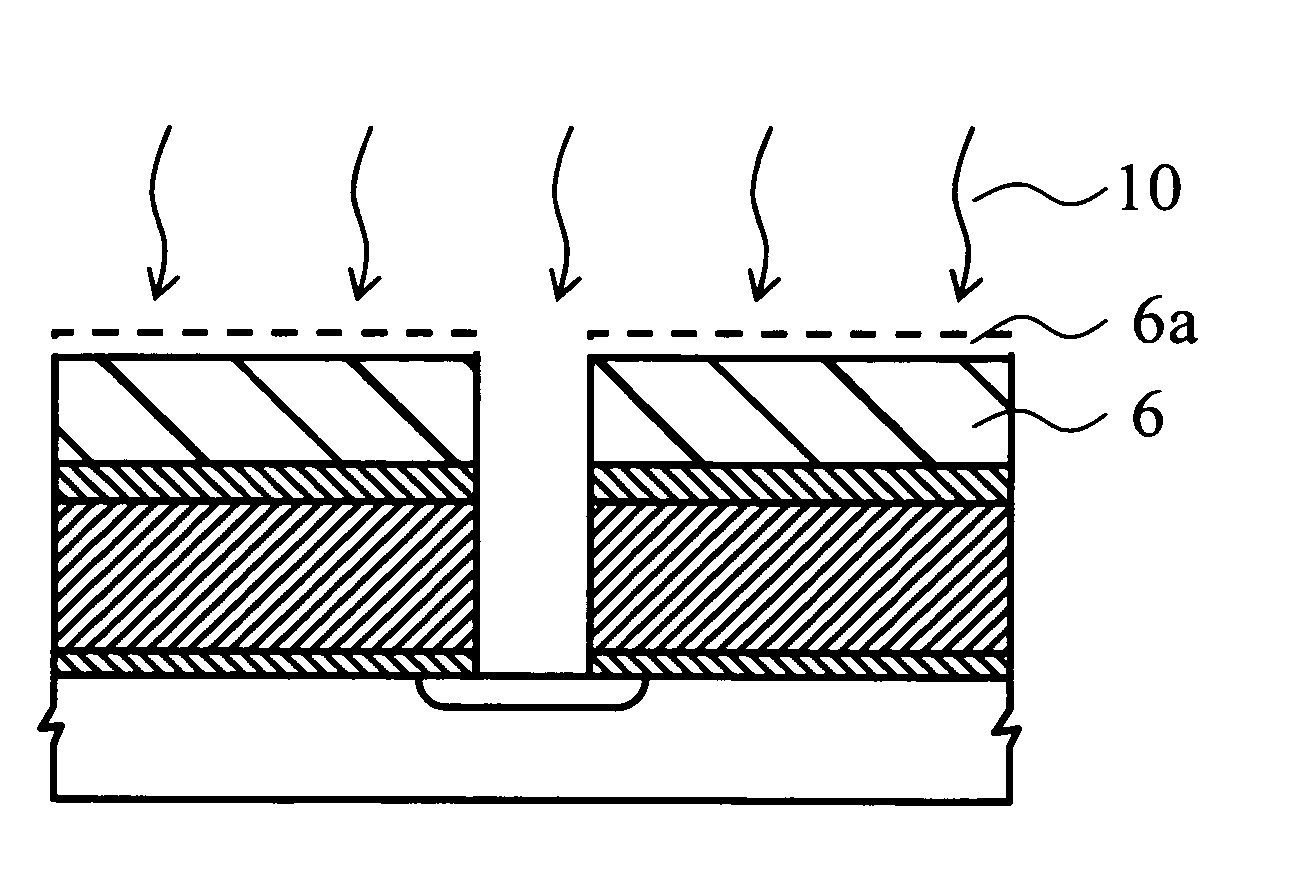 Method of removing resist, semiconductor device thereby and method of manufacturing a semiconductor device