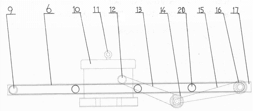 A packing machine for road shoulder and central divider