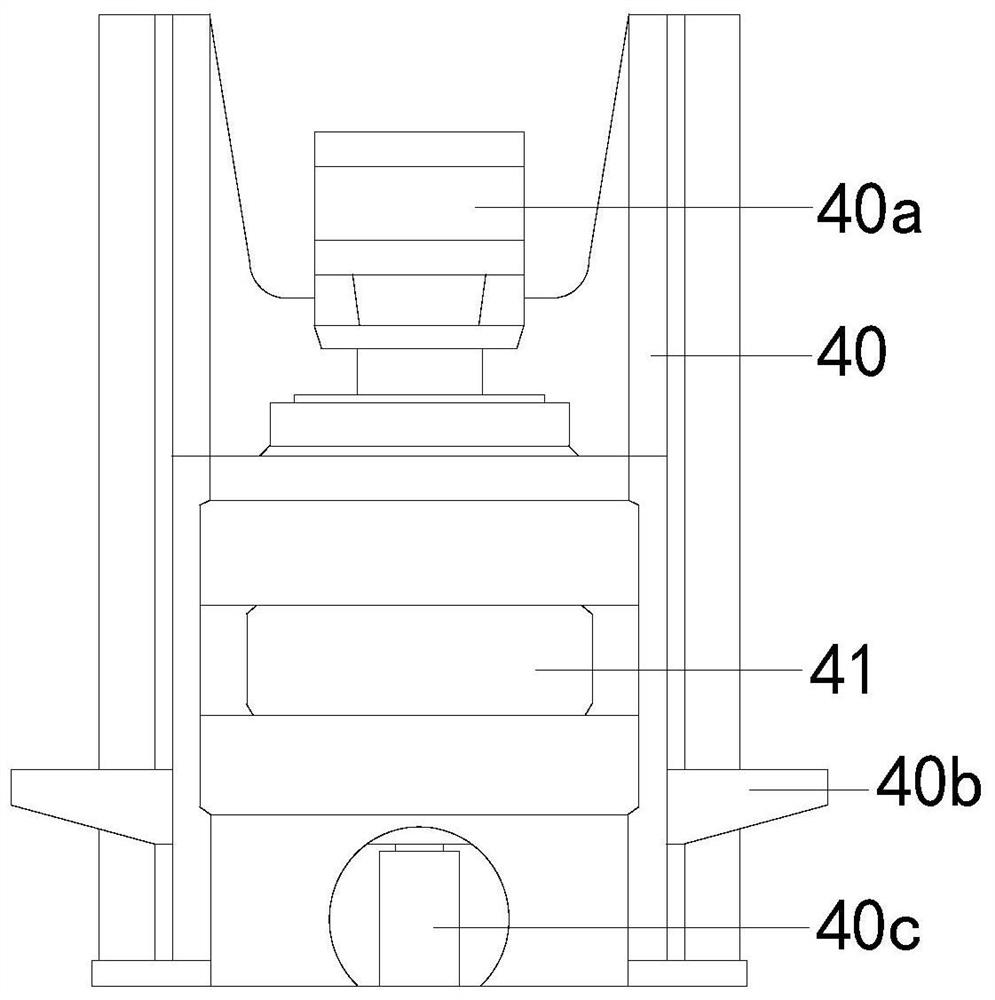 Horizontal oil pressure forging and pressing machine