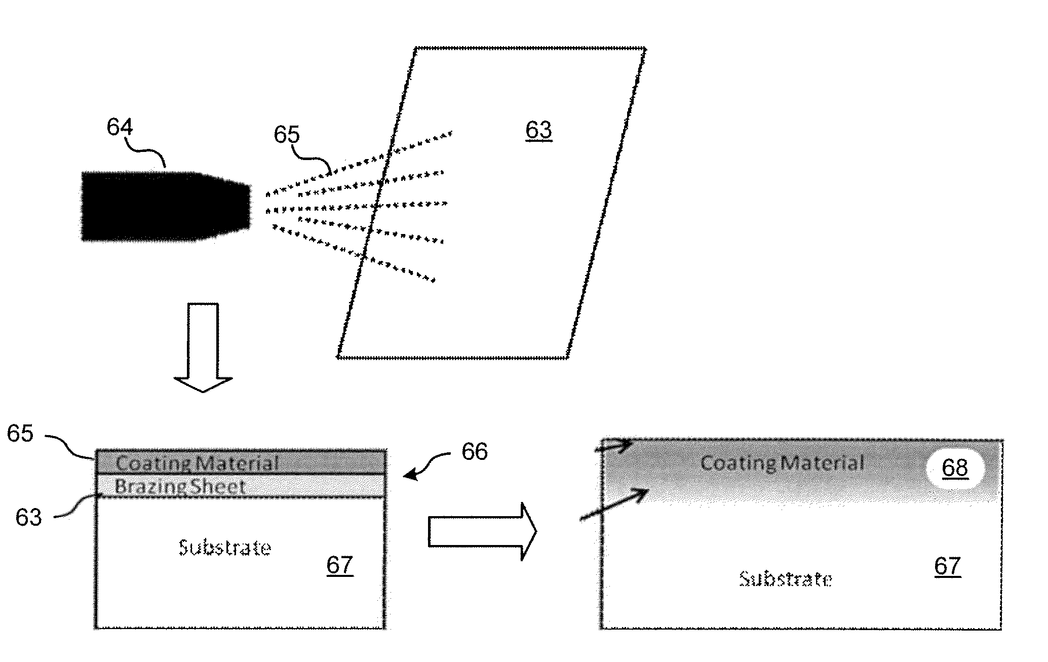 Thermal spray processes and alloys for use in same