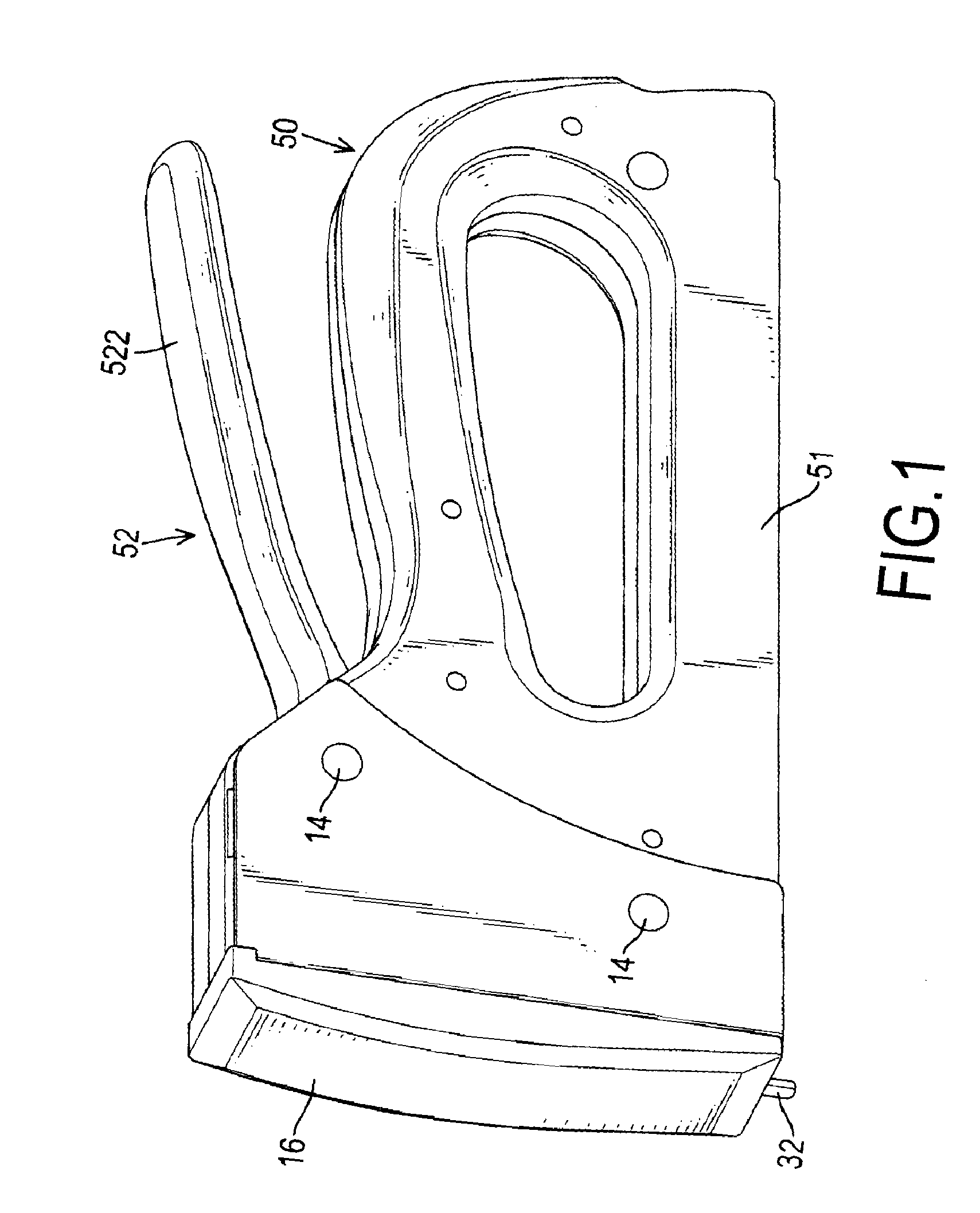 Latch assembly for a staple gun