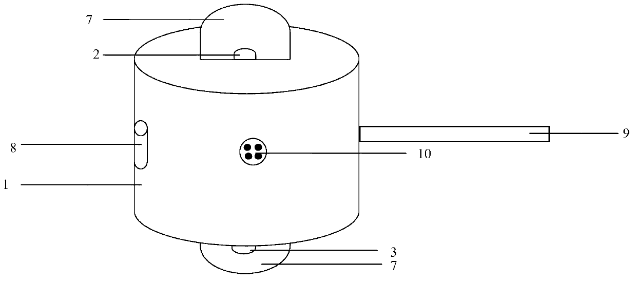 Device for measuring albedo of multi-channel narrow-waveband wave spectrum