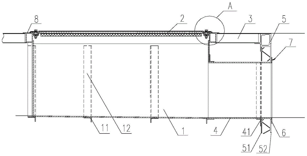 A high-voltage equipment box for a rail vehicle