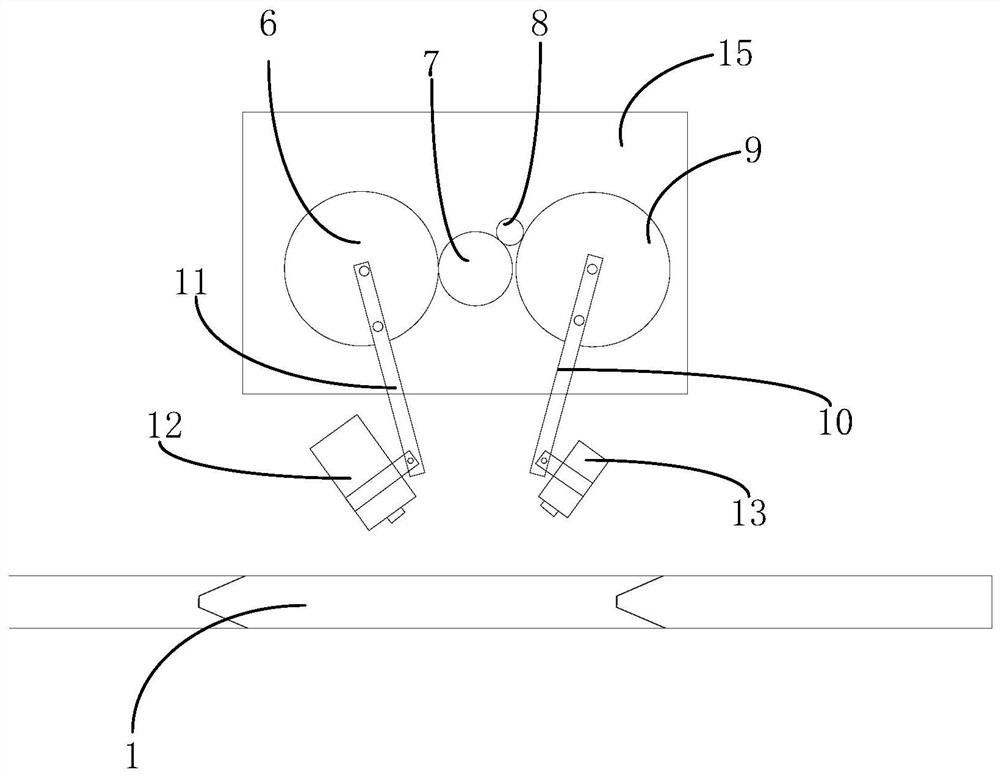 A laser-based drilling machine drill rod automatic counting system