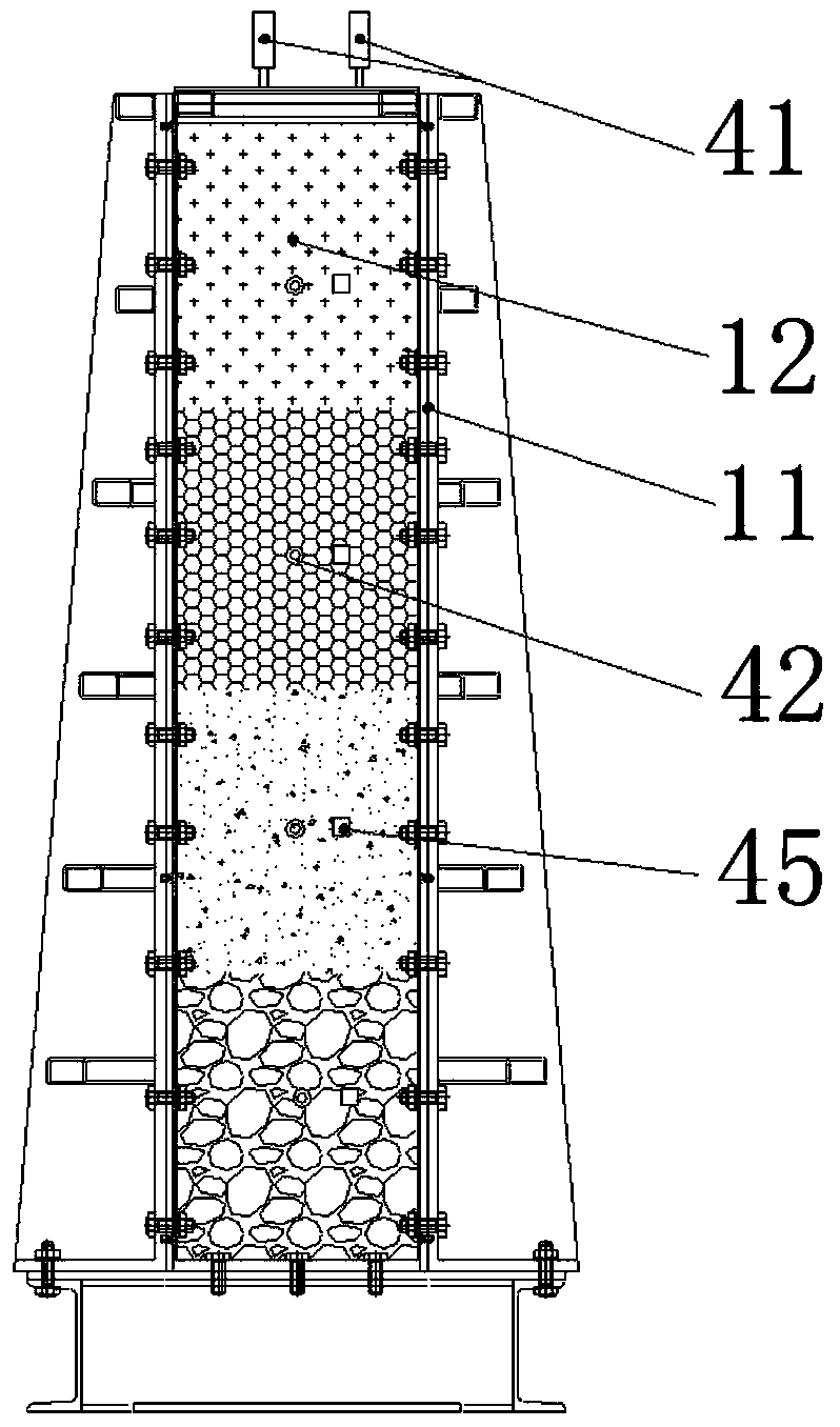 Traffic dynamic load simulation device and test method for geotechnical and underground engineering model test