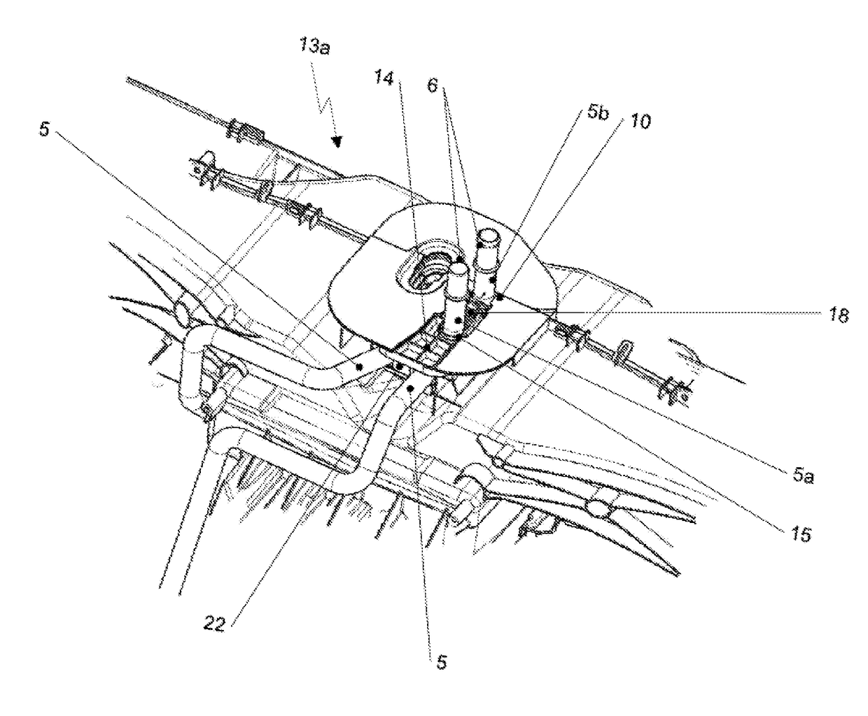 Hinge htr tube bracket