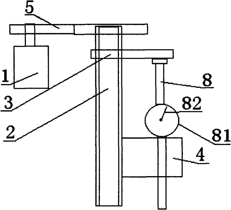 Method and device for calibrating top plate dynamic apparatus