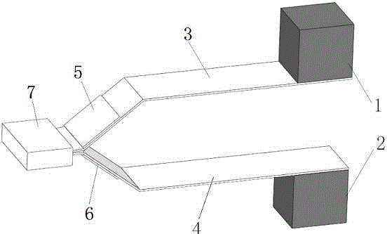 Low-frequency magnetic field energy collector using piezoelectric combined pitchfork