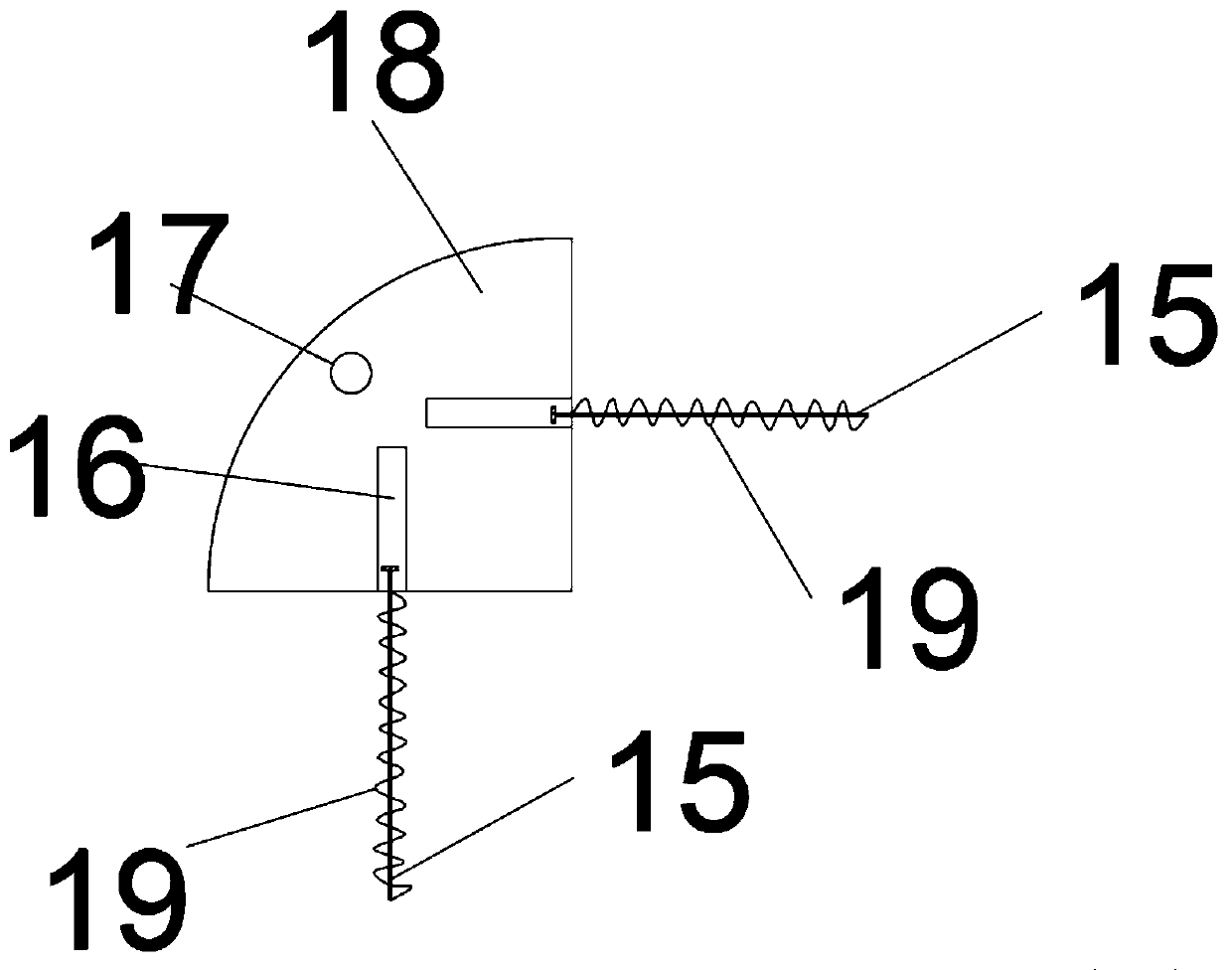 Sewage blockage spiral flow cleaning device and method