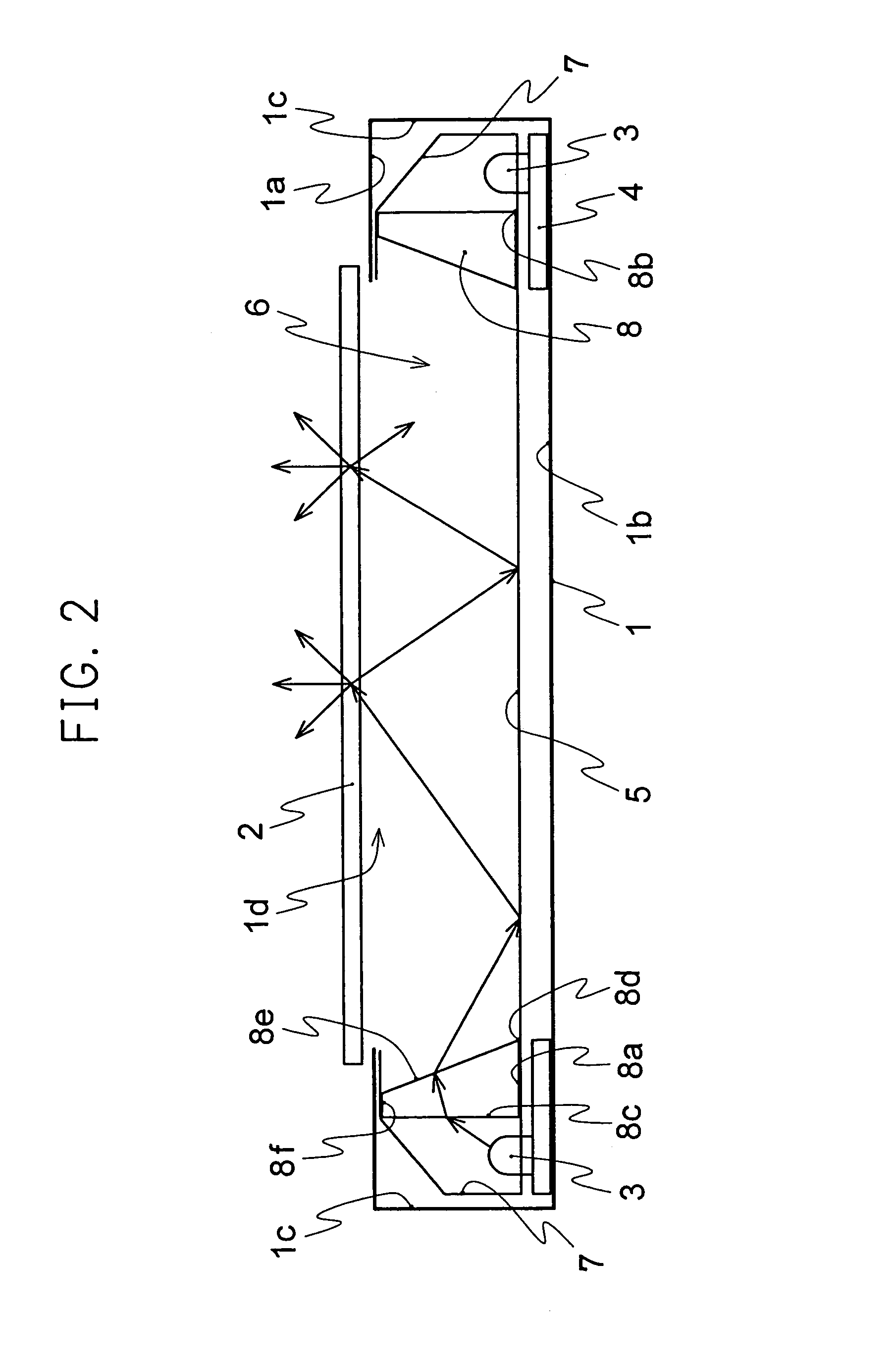 Planar light source device and display device using the same