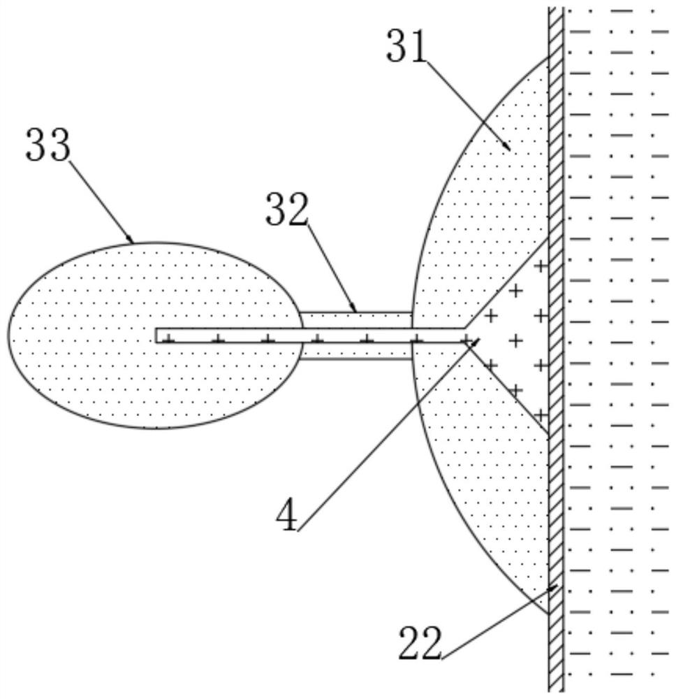 Radial diffusion double-layer sound insulation ABS plate