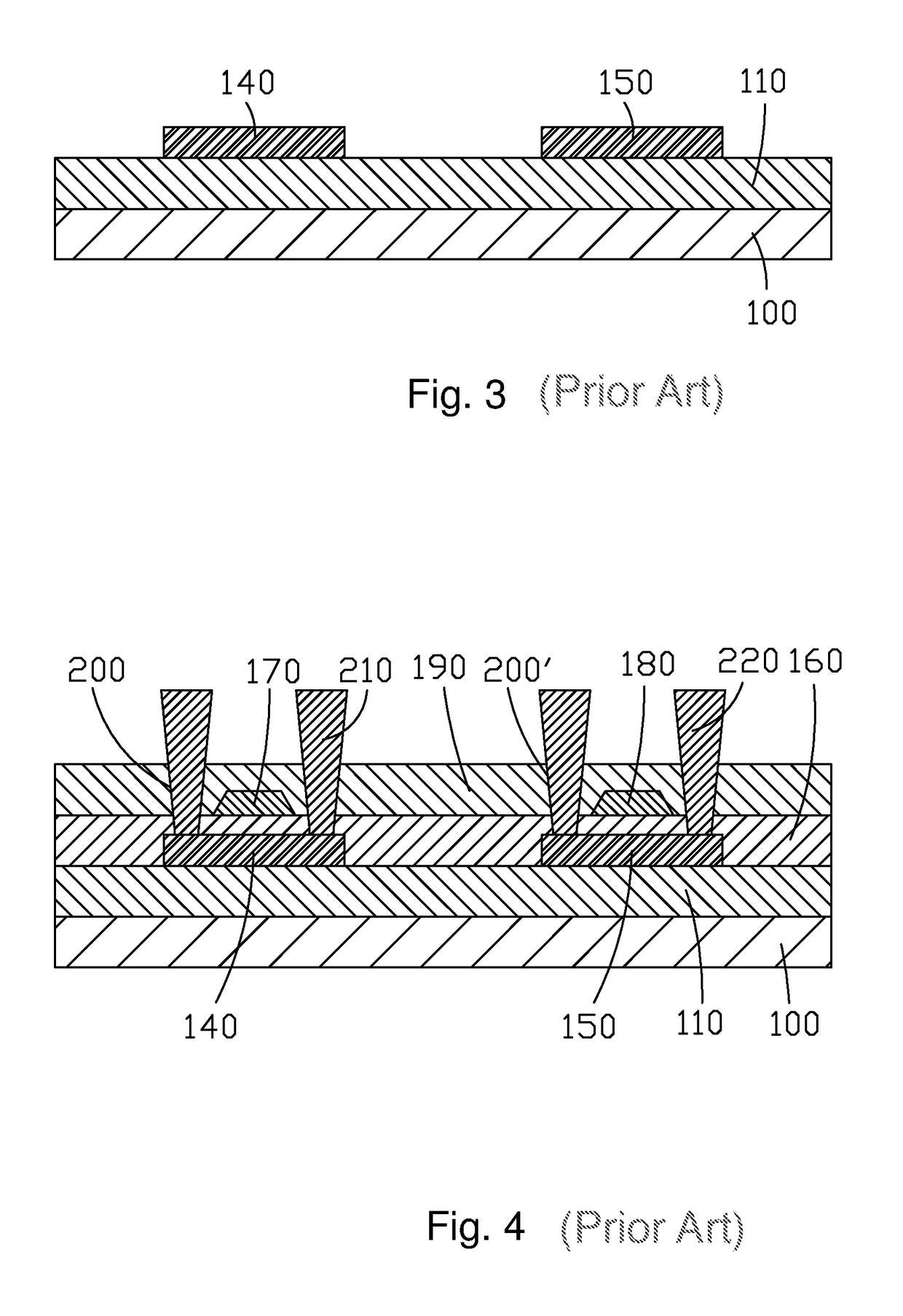 Low temperature poly-silicon TFT substrate structure and manufacture method thereof