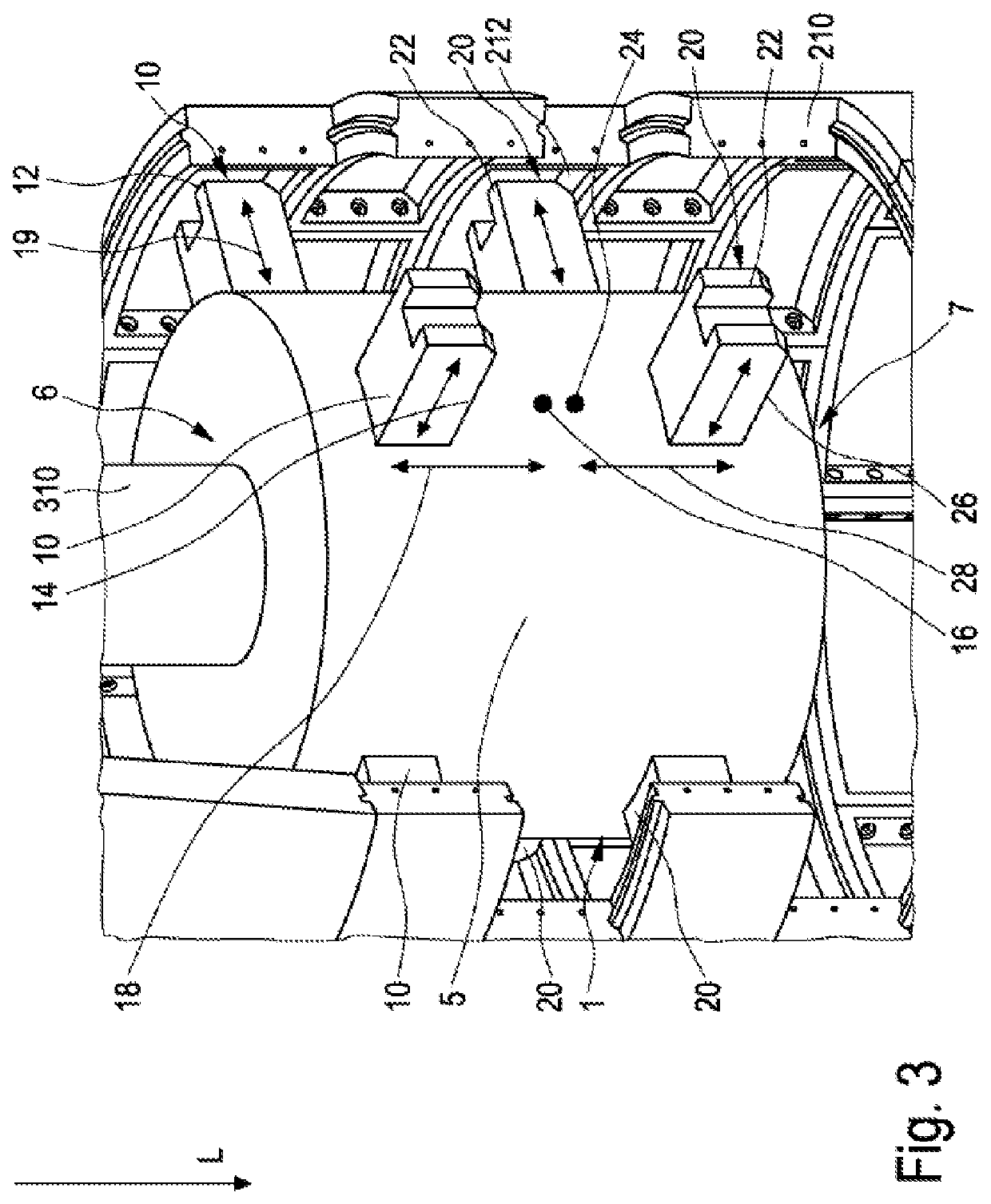 Climbing device for carrying out a movement relative to a tower and method for producing a tower