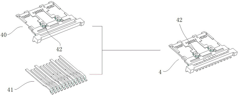 USB TYPE-C short-type observe side and reverse side plugging connector female seat and preparation method thereof