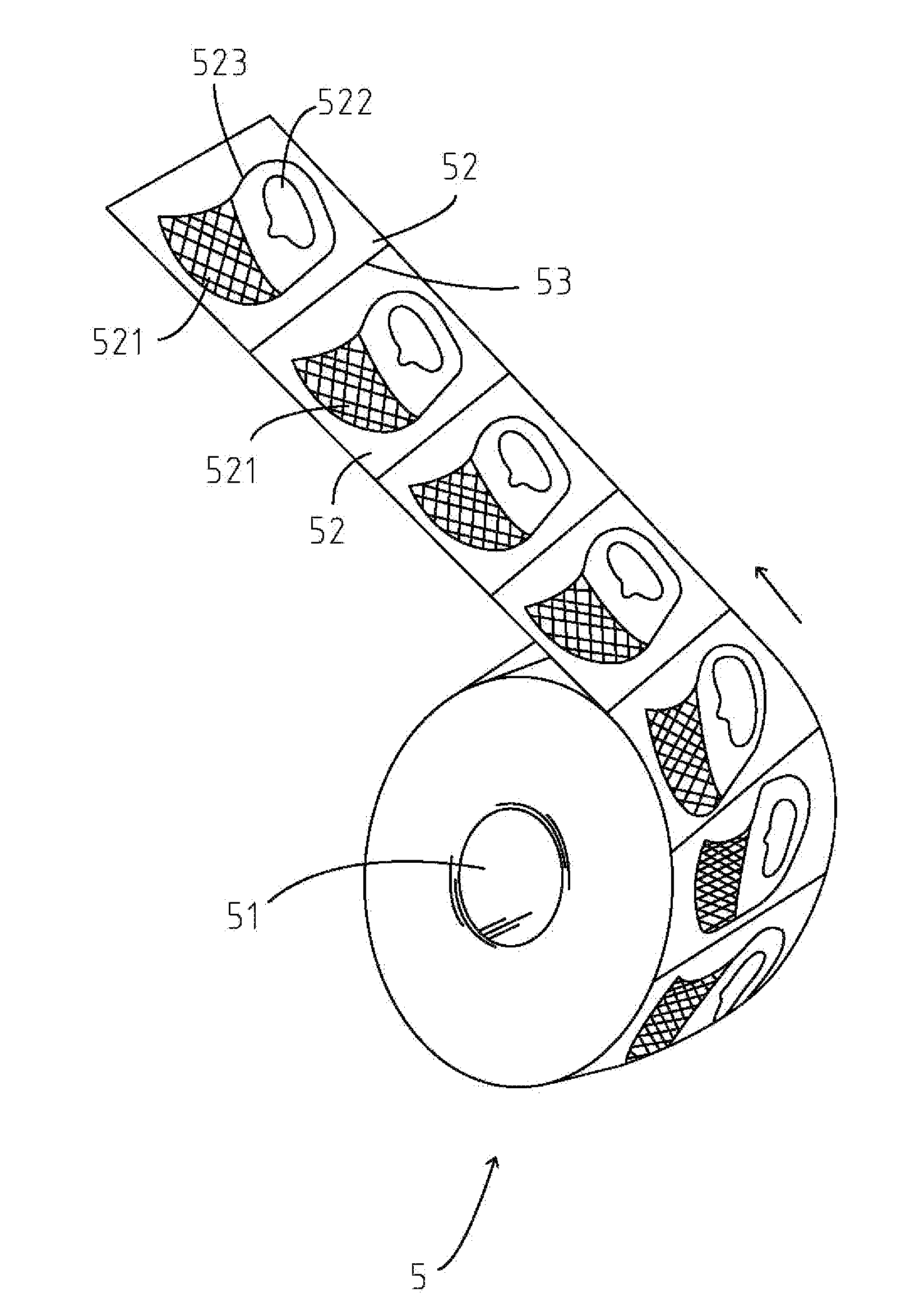 Facemask roll and method for manufacturing the same