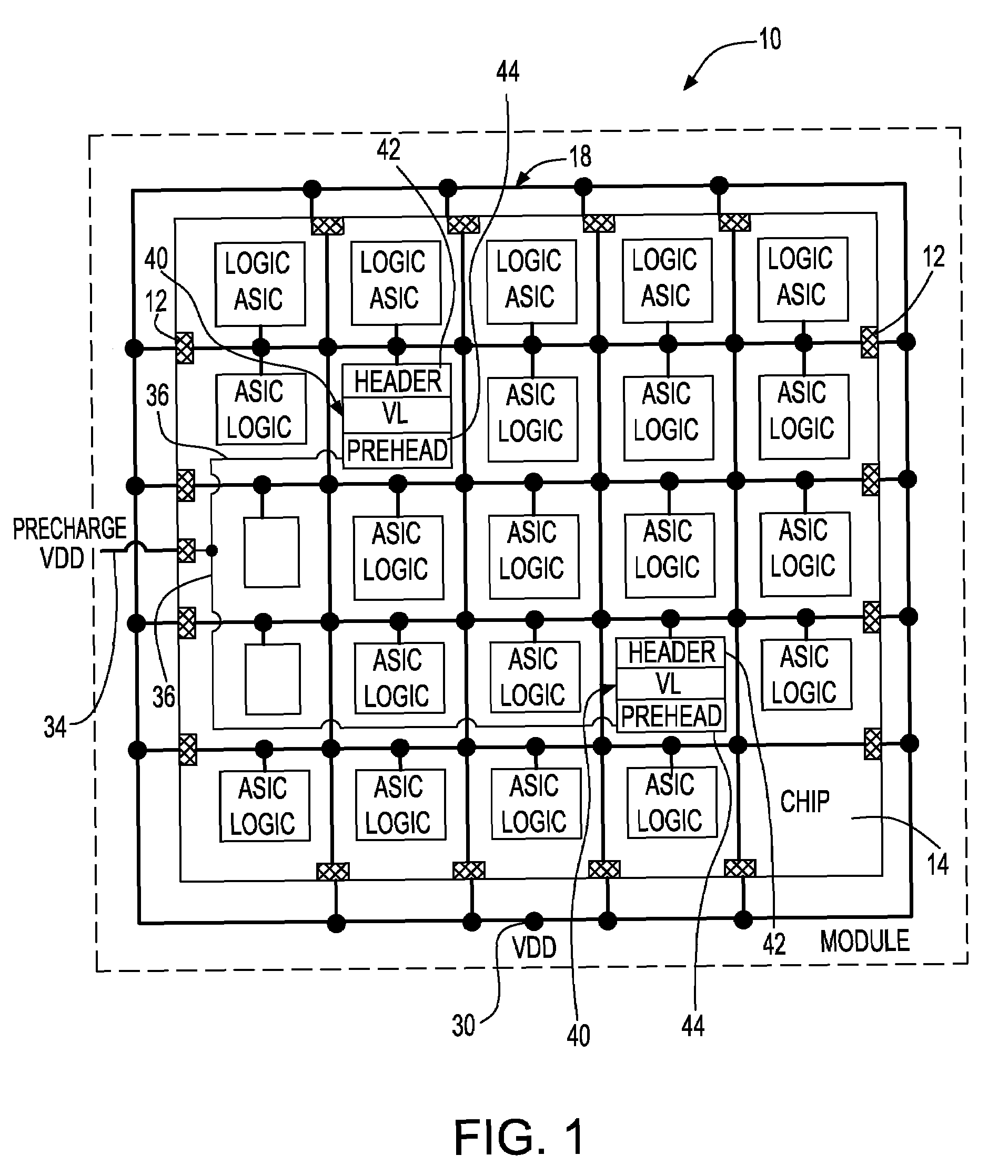 Device and method to eliminate step response power supply perturbation