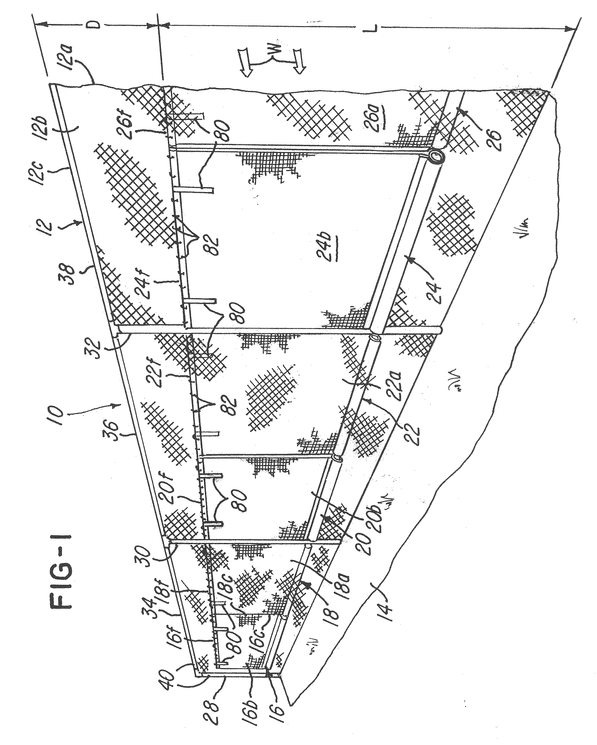 Ballasted wind shielding system and method