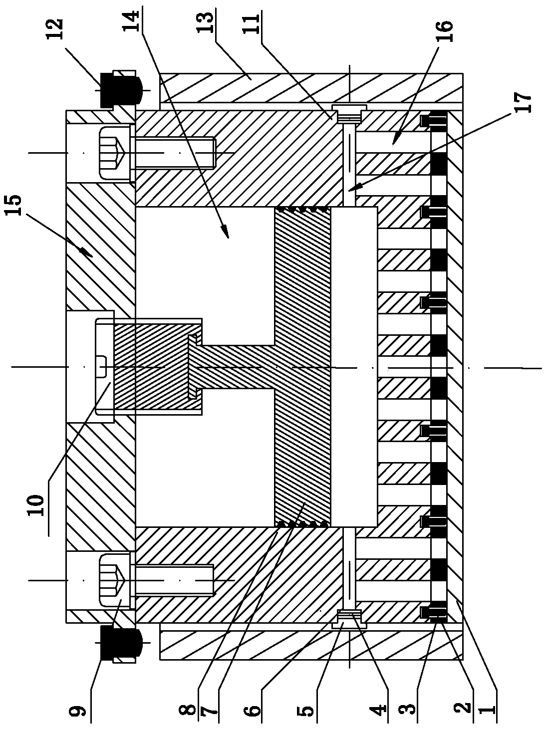 An air-suction non-adhesive single-sided polishing workpiece carrying device