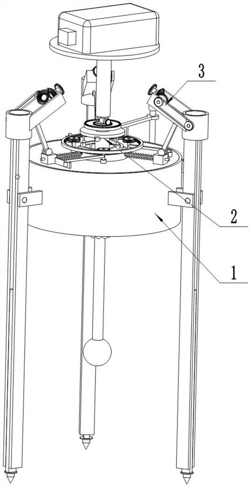 Adjustable engineering surveying and mapping device and use method thereof