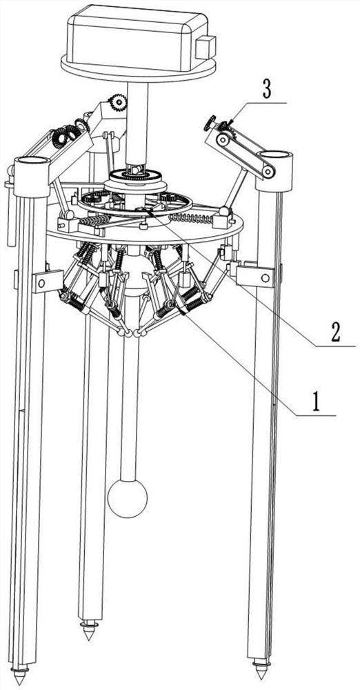 Adjustable engineering surveying and mapping device and use method thereof