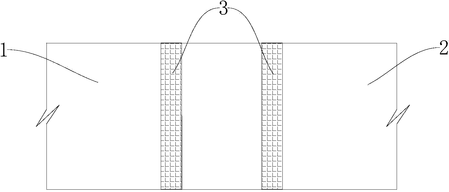 HDPE (high-density polyethylene) film welding method in refuse landfill