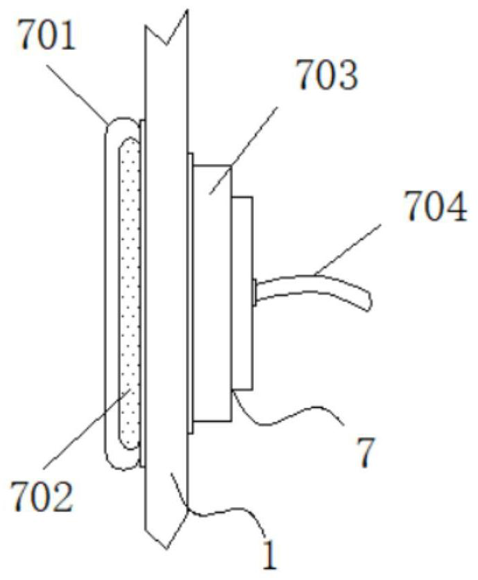 Convenient disinfection device for hospitals