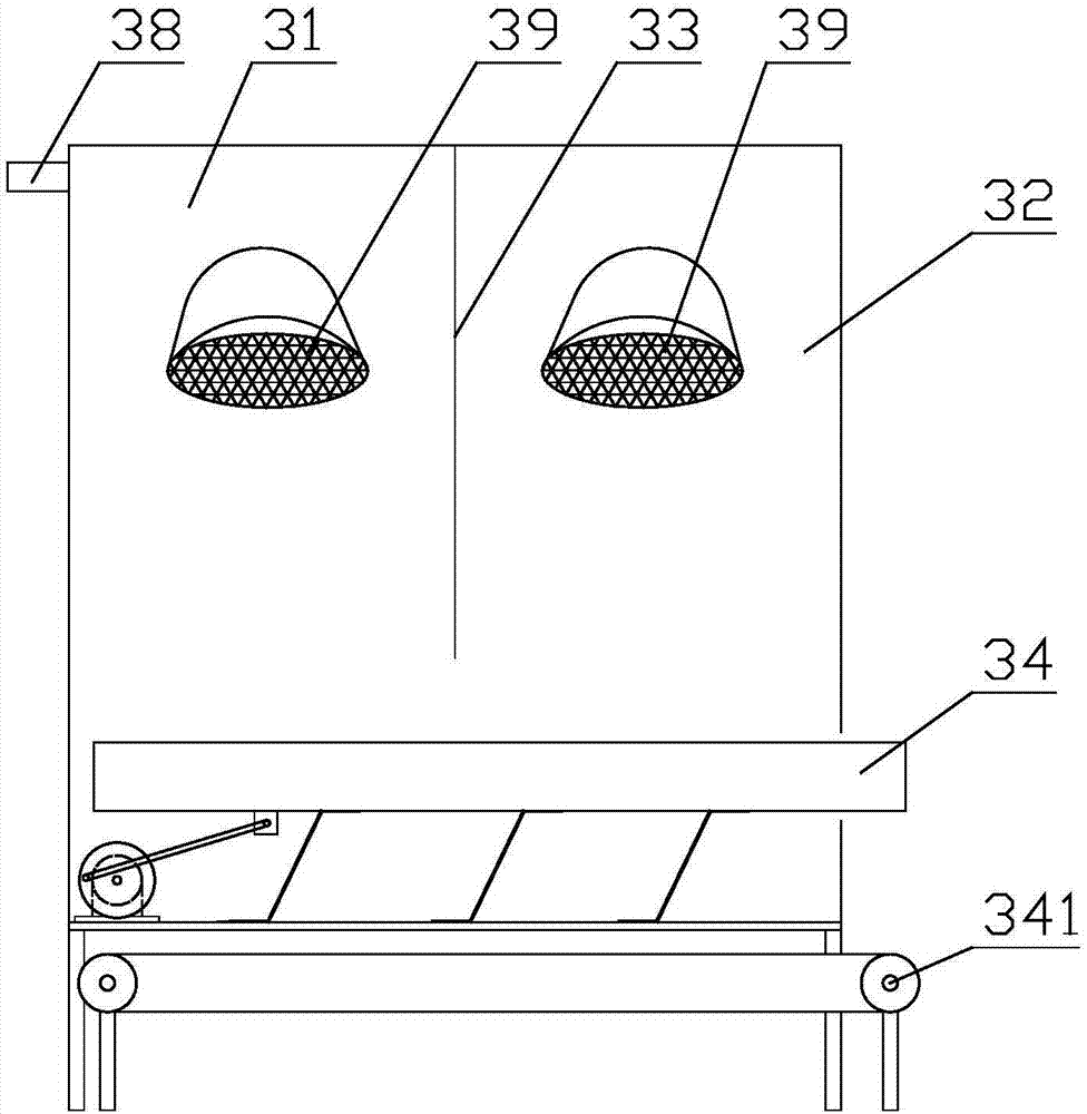 Fresh tea winnowing machine for tea production