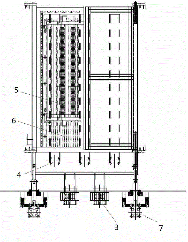 A fully automatic tank type chemical plating equipment and chemical plating method