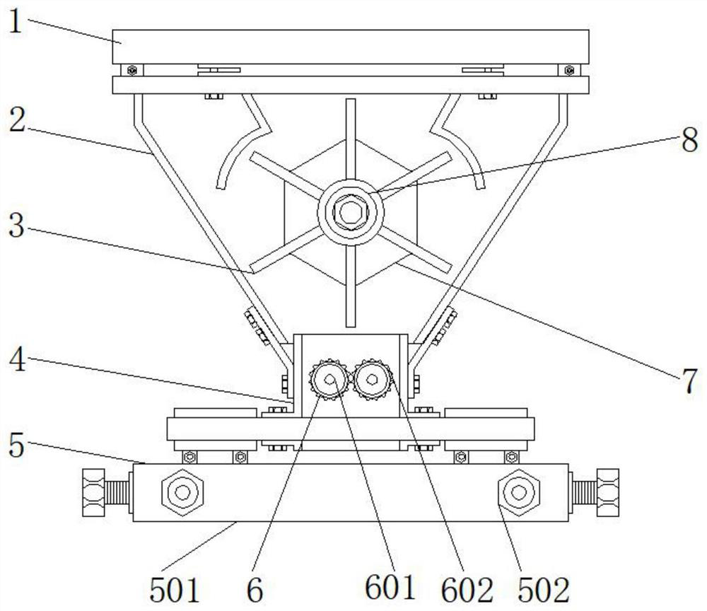 Quantitative feeding device for processing feed additive for promoting reproduction of laying fowls