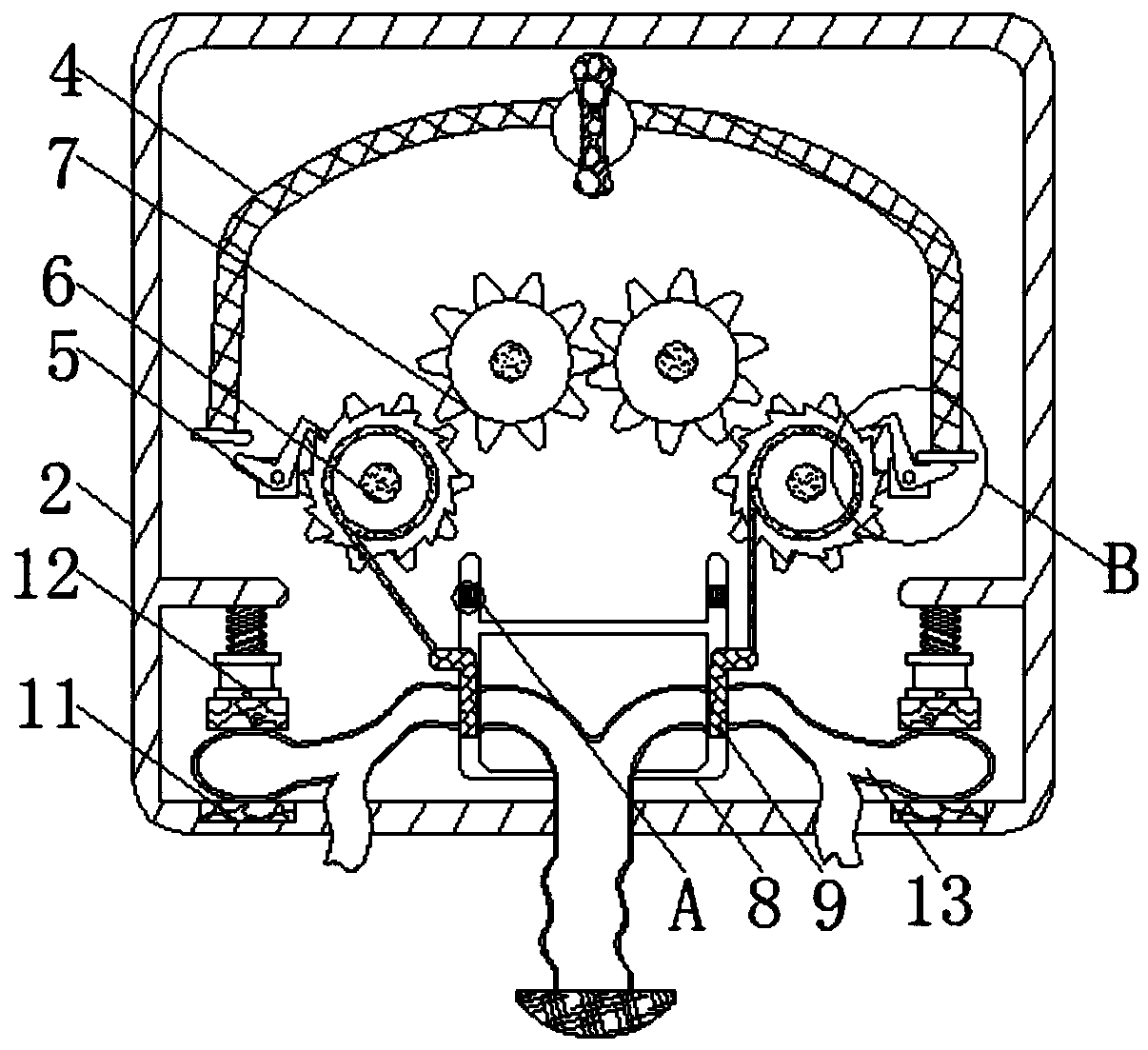 Wound washing device for neurosurgical care