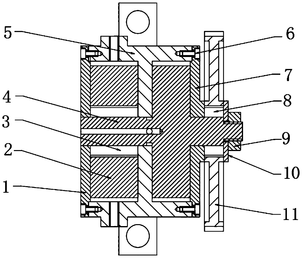 An engine oil pump with an air motor driven pre-lubrication device