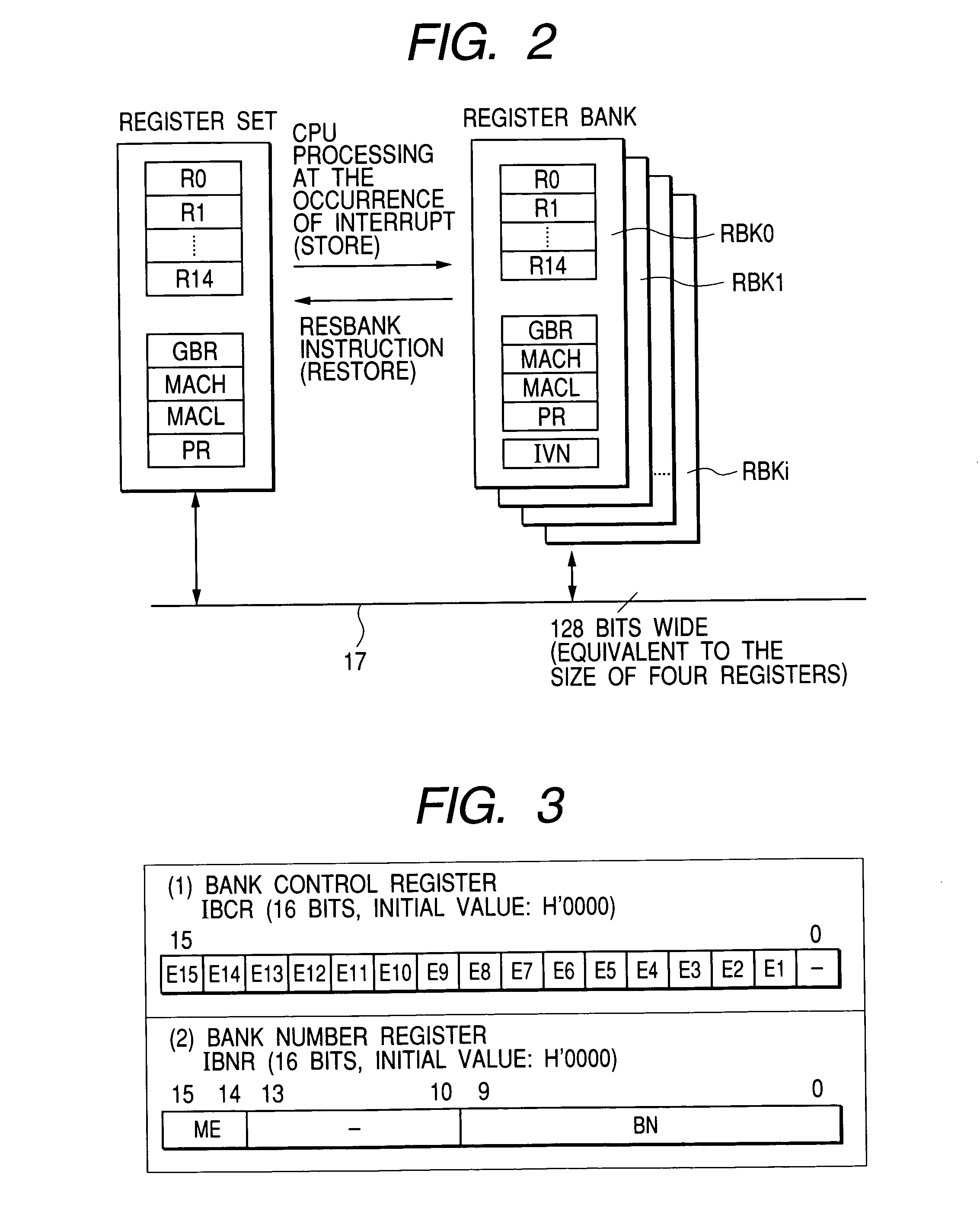 Data processor employing register banks with overflow protection to enhance interrupt processing and task switching