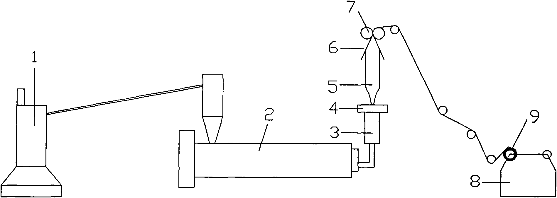 PETG blow molding film and preparation method thereof