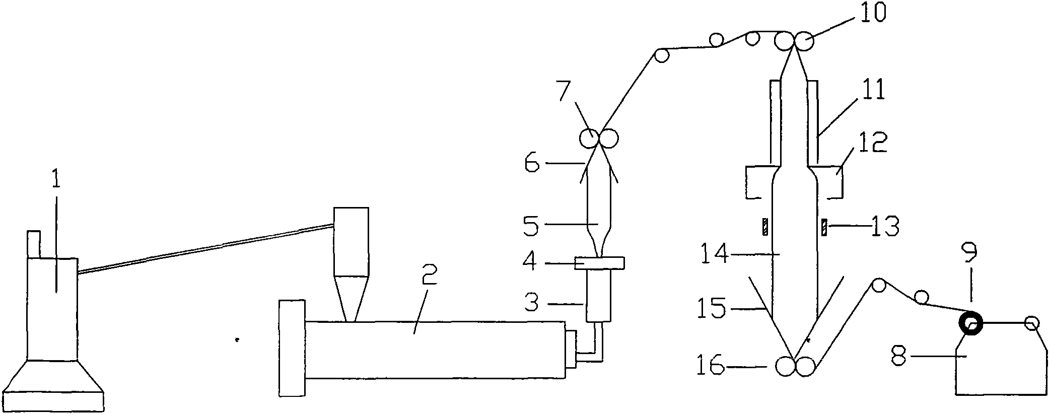 PETG blow molding film and preparation method thereof