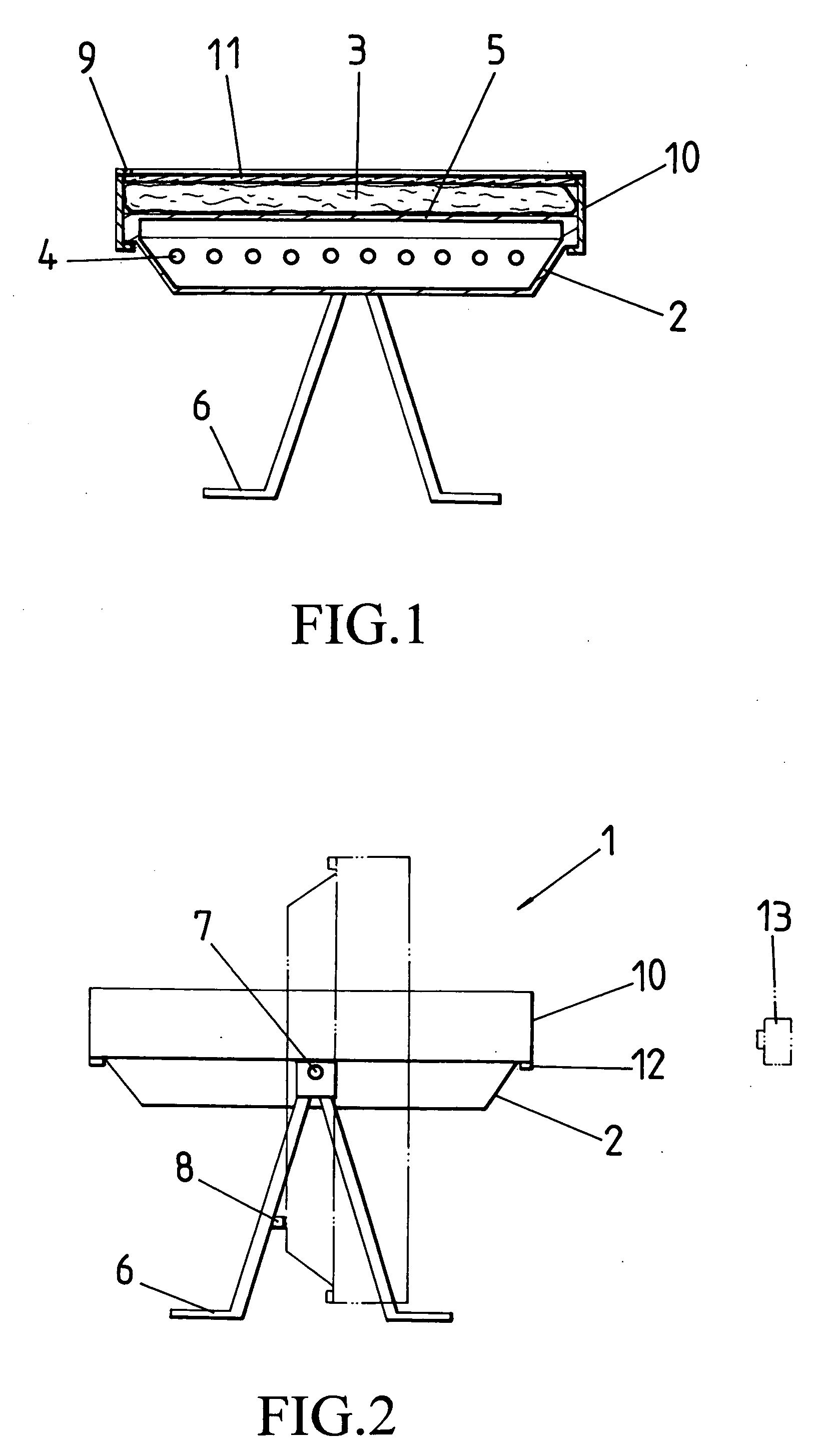 Method and a device for verifying mass inside a quilt