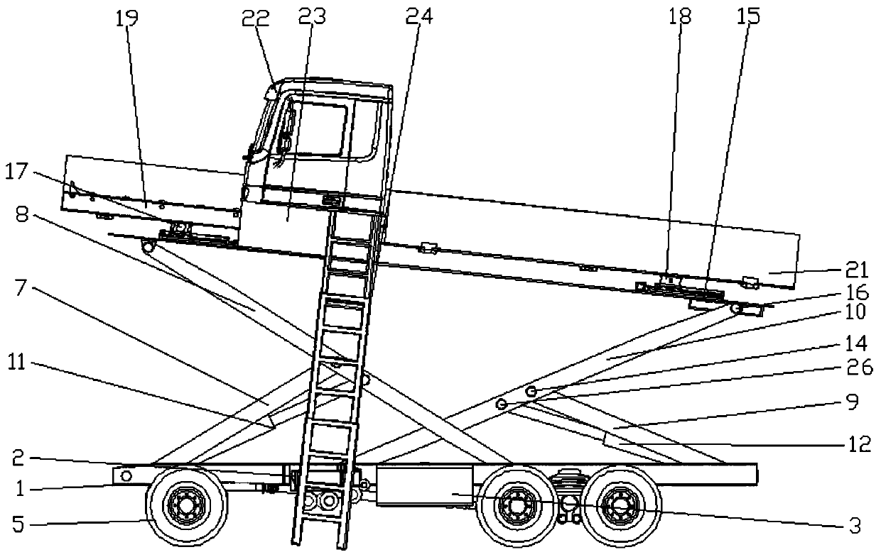 A kind of multi-functional transport loading and unloading vehicle