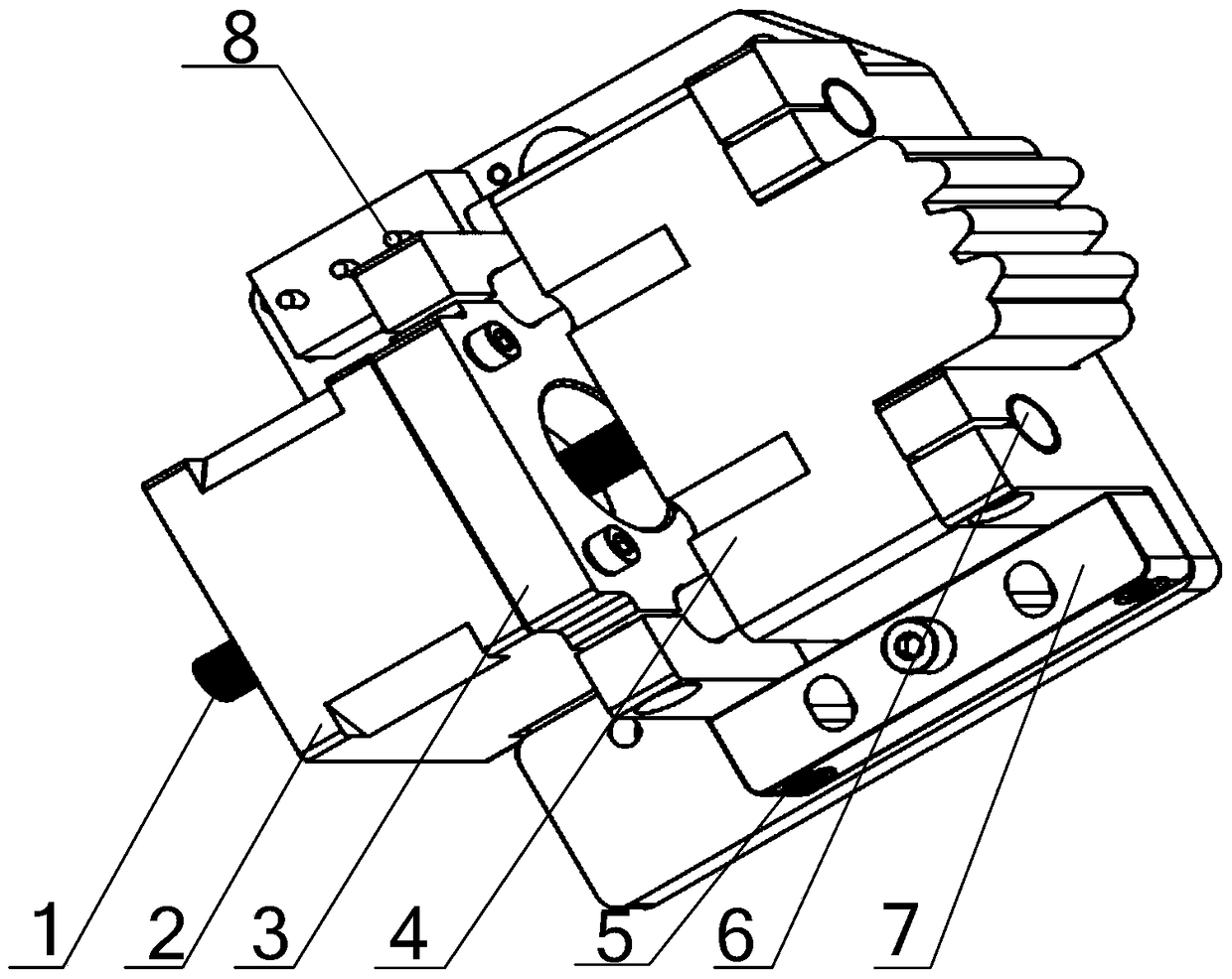 A shaft locking device for a transmission mechanism