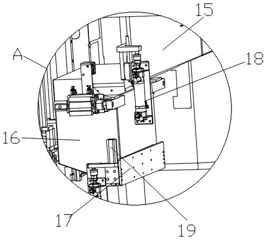 Withstand voltage test device and detection method for flexible connection copper bar for new energy automobile