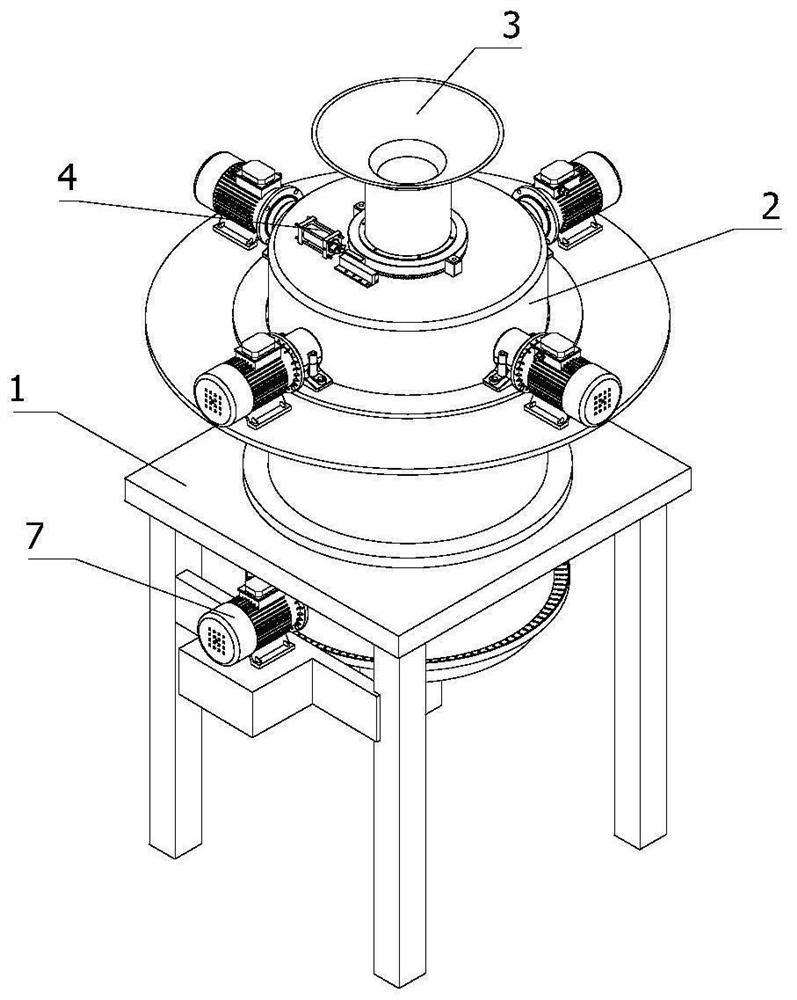 Superfine grinding system for producing cement