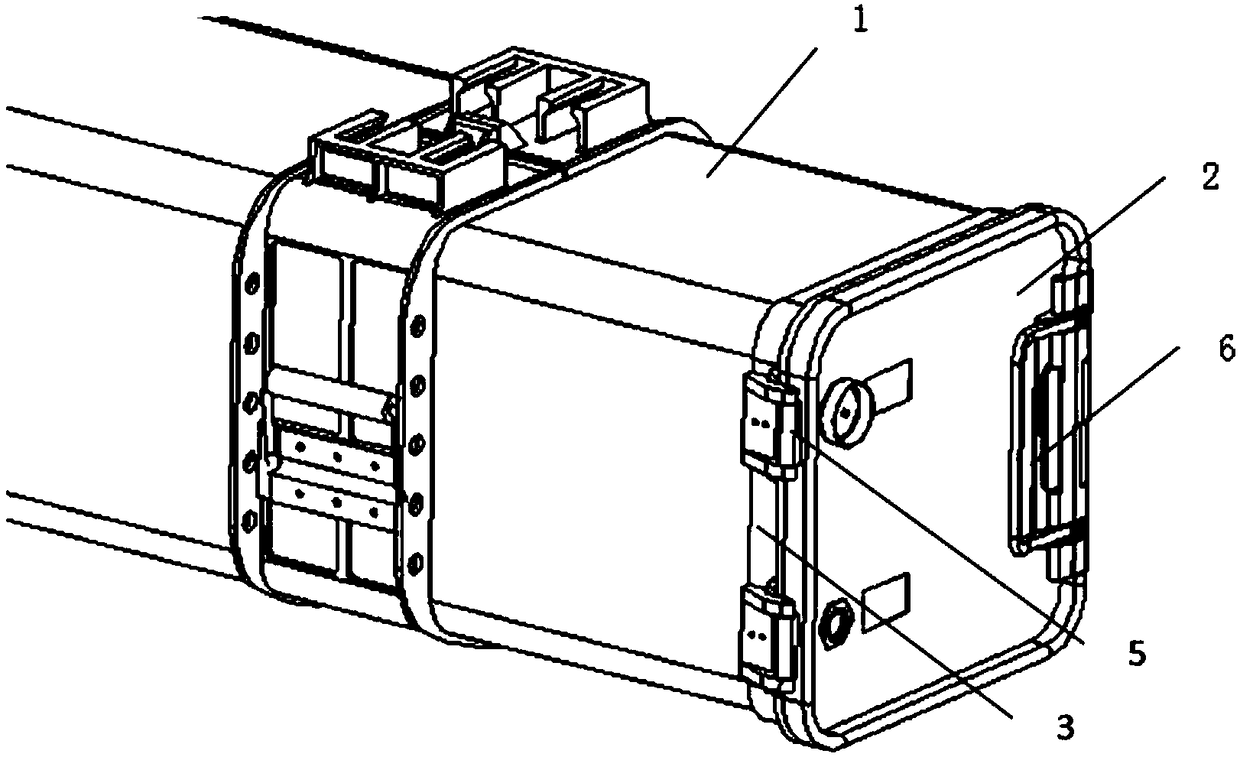 Rotary type unilateral opening adjustable sealing structure